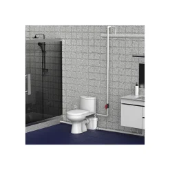 Bsf Broyeur wc adaptable silencieux 550 watts, Broyeur sanitaire -550-UP salle de bain WC, Trappe de maintenance rapide, marque