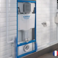 Watermatic Broyeur WC adaptable Waterwall avec bâti support GROHE