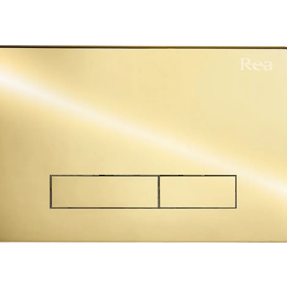 Rea Bâti support WC avec plaque de commande type H Gold