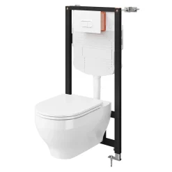 GoodHome Bâti WC suspendu universel Nissi* Wc Suspendu