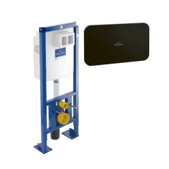 Villeroy & Boch Bâti-support autoportant WC VILLEROY ET BOCH Viconnect avec plaque noir