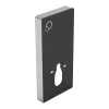 Vente-unique Bâti-support décoratif pour WC suspendu - Noir - SPINOSA* Wc Suspendu