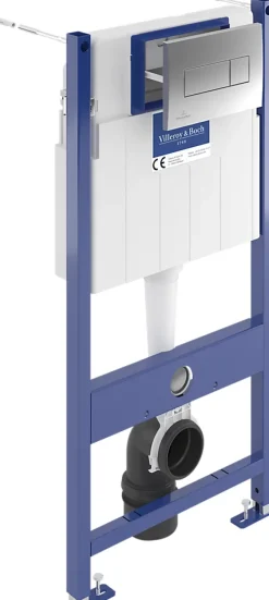 Villeroy & Boch Bâti-support sol et mur pour WC suspendu, Villeroy et Boch