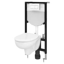 Bâti-support universel pour WC suspendu Urmia l.35,5 x P.53,5 x H.40 cm