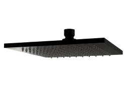 Swiss Aqua Technologies B-Way Colonne de douche + Mitigeur thermostatique + Douchette + Flexible + Douche de tête, Noir mat (SATBWSST)