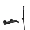 Swiss Aqua Technologies by Paffoni B-Way Set mitigeur de douche mécanique + Douchette 1 jet, Flexible 1,5m Noir mat (ATBSBW268-SET2* Colonne De Douche Mécanique