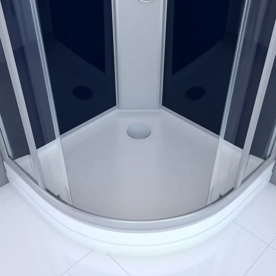 Aurlane Cabine de douche 1/4 de cercle - 85x85x225cm - NIGHTY* Cabine De Douche