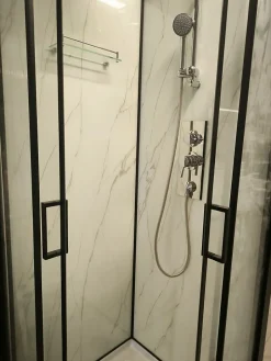Sanitaire Cabine de douche carrée 90x90 QUADRA Marble* Cabine De Douche