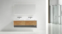 Bernstein Cabine de douche en coin, verre trempé 8mm, portes coulissantes, profilé chrome - DX906 FLEX - 120x80x195cm (LxPxH)