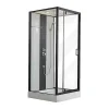 Vente-unique Cabine de douche hydromassante - 2 zones de jets de massage - L90 x P90 x H215 cm - pluie tropicale et douchette - PRIMEA* Cabine De Douche