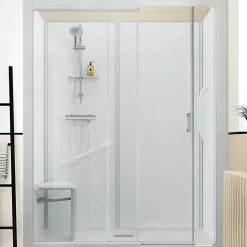 Kinedo Cabine de douche Kinemagic Sérénité Plus 170x80 niche mixte coulissante transparent thermostatique* Cabine De Douche
