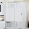 Kinedo Cabine de douche Kinemagic Design 120x70 habillage toute hauteur 1 coulissant verre transparent avec mitigeur