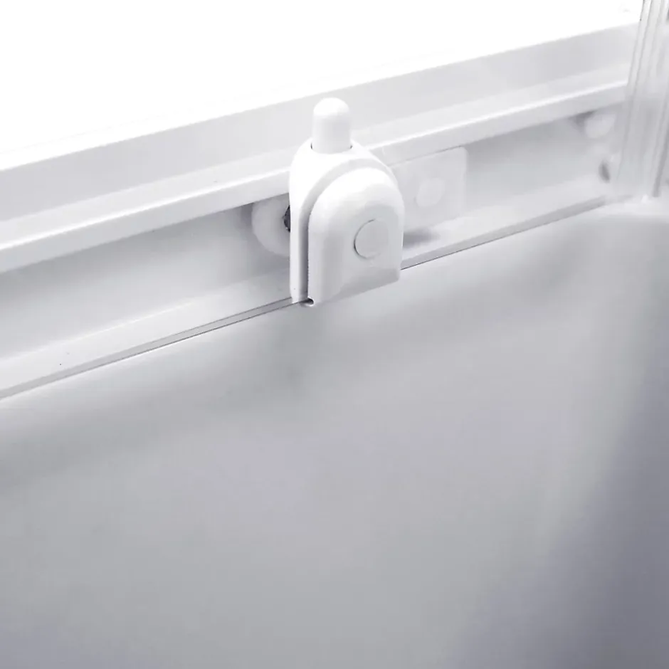 Cabine de douche l.80 x L.80 x H.200 cm – blanche, avec mitigeur et douchette, GoodHome Arkell* Cabine De Douche