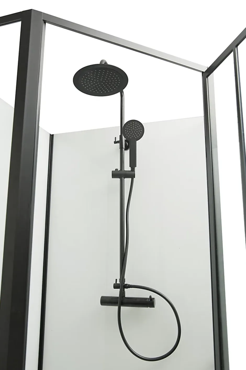 Gelco Design Cabine de douche noir opera 100x100x210