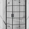 Rea Cabine de douche Molier Double Black 80x80* Paroi De Douche