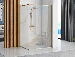 Rea Cabine De Douche Solar 90X120 Gold* Paroi De Douche
