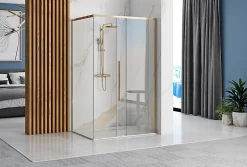 Rea Cabine De Douche Solar 90X120 Gold* Paroi De Douche