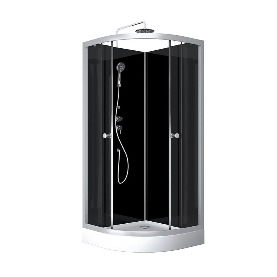 Aurlane cabine de douche ROUND SHADOW CORNER 90x90x230cm* Cabine De Douche