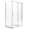 Idralite Cabine de douche 80x120CM H200 Verre Transparent 8mm Droite avec Easy-Clean mod. Prime Duo 1 Porte* Cabine De Douche