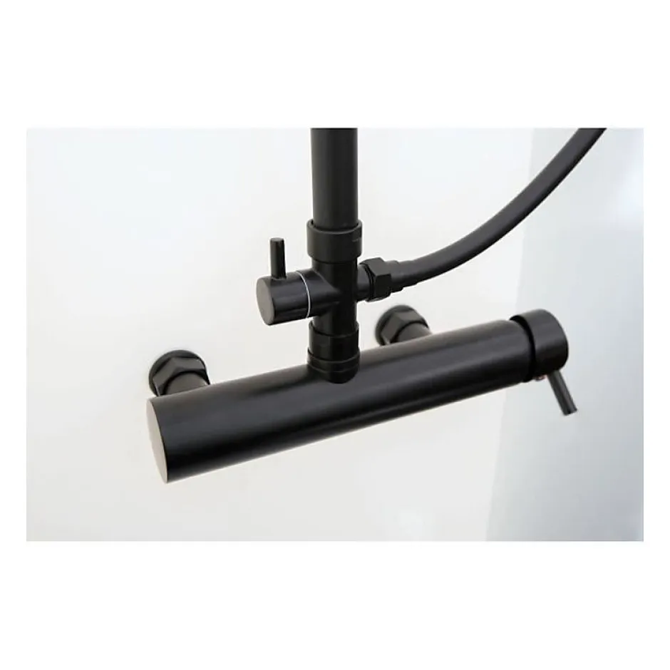 Gelco CABINE DE DOUCHE 90X120X220 STYLE INDUSTRIEL NOIR