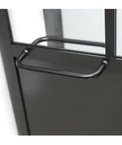 Gelco CABINE DE DOUCHE 90X120X220 STYLE INDUSTRIEL NOIR
