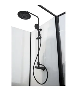 Gelco CABINE DE DOUCHE 90X120X220 STYLE INDUSTRIEL NOIR