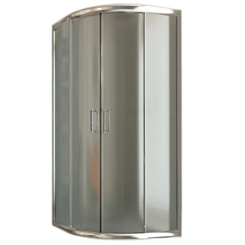 Idralite Cabine Douche Demi-Circulaire 80x80 H185 Opaque 6mm mod. Alabama