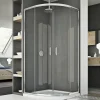 Idralite Cabine douche demi-circulaire 90x90 CM H185 transparent modèle Junior