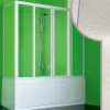 Forte Cabine douche Pare-Baignoire 75x150 CM en acrylique mod. Plutone 2 avec ouverture centrale* Pare-Baignoire