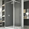 Idralite Cabine Douche 75x100 AP. 100 CM H185 granité modèle Sintesi Duo 1 Portillon* Cabine De Douche