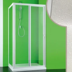 Forte Cabine douche 75x110 CM en acrylique mod. Mercurio avec ouverture laterale