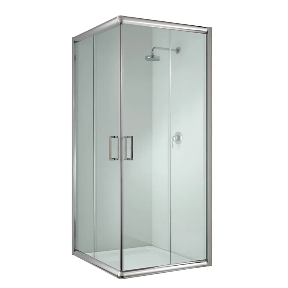 Idralite Cabine Douche 75x75 H198 Transparent 6mm mod. Alabama
