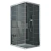 Idralite Cabine Douche 80x100 H185 Transparent 6mm mod. Alabama* Cabine De Douche