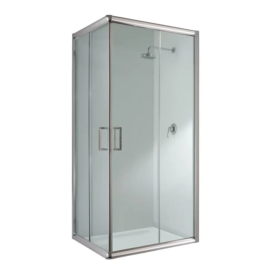 Idralite Cabine Douche 80x120 H198 Transparent 6mm mod. Alabama