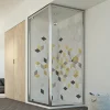Idralite Cabine douche 80x90 Ouv. 90 CM 198 Transparent mod. Cristal Duo 1 Porte