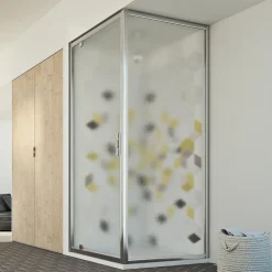 Idralite Cabine douche 70x70 Ouv. 70 CM 198 Opaque mod. Cristal Duo 1 Porte* Cabine De Douche