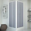 Forte Cabine douche 90x90CM H185 en Plastique pvc modèle Energy avec l'ouverture centrale