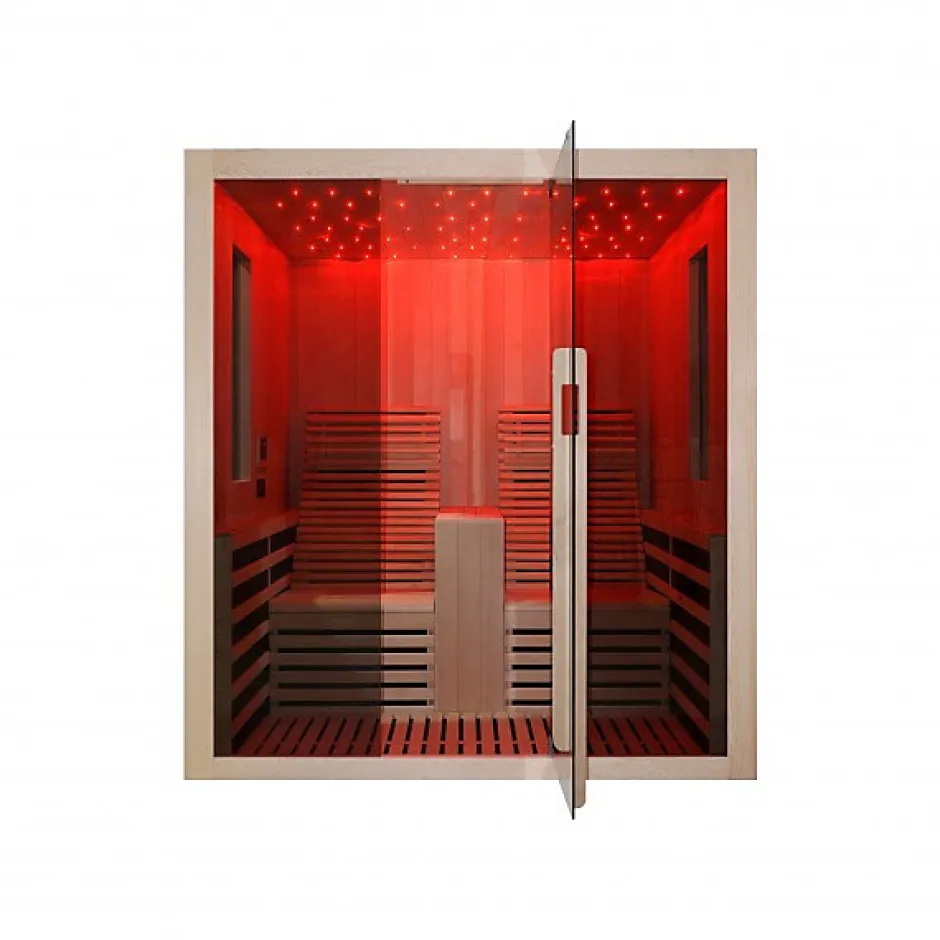 Azura Home Design Cabine infrarouge CARBONE 2 personnes* Cabine De Douche