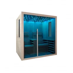 Azura Home Design Cabine infrarouge CARBONE 2 personnes* Cabine De Douche