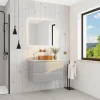 Ceramia Nouveau meuble de salle de bain 80 cm, gris perle (-3LG80)