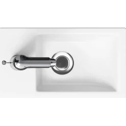 Cersanit Como Lavabo pour meuble 40x22 cm avec trou pour robinetterie au milieu (K32-001-BOX)