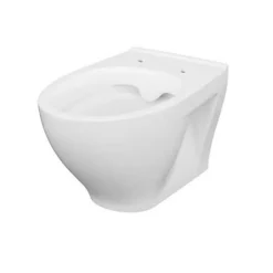 Cersanit Moduo cuvette suspendue sans bride avec abattant SoftClose, Blanc (K701-147-ECO)* Wc Suspendu