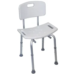 Aidapt Chaise de douche avec dossier à hauteur réglable - VB540S