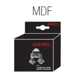 Spirella Charnières Inox pour abattant wc Modèle en MDF* Abattant Wc