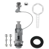 Flomasta Chasse d'eau + robinet flotteur à ouverture différé , double bouton poussoir + câble