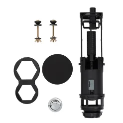 Flomasta Chasse d'eau - 2", Double bouton poussoir + tige* Chasse D'Eau