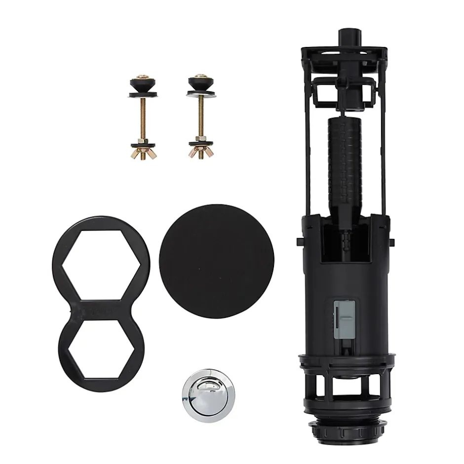 Flomasta Chasse d'eau - 2", Double bouton poussoir + tige* Chasse D'Eau