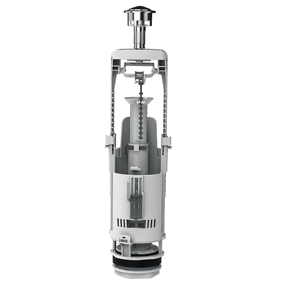 Flomasta Chasse d'eau 2", double bouton poussoir + étrier