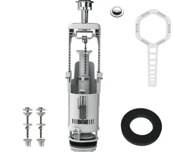 Flomasta Chasse d'eau 2", double bouton poussoir + étrier