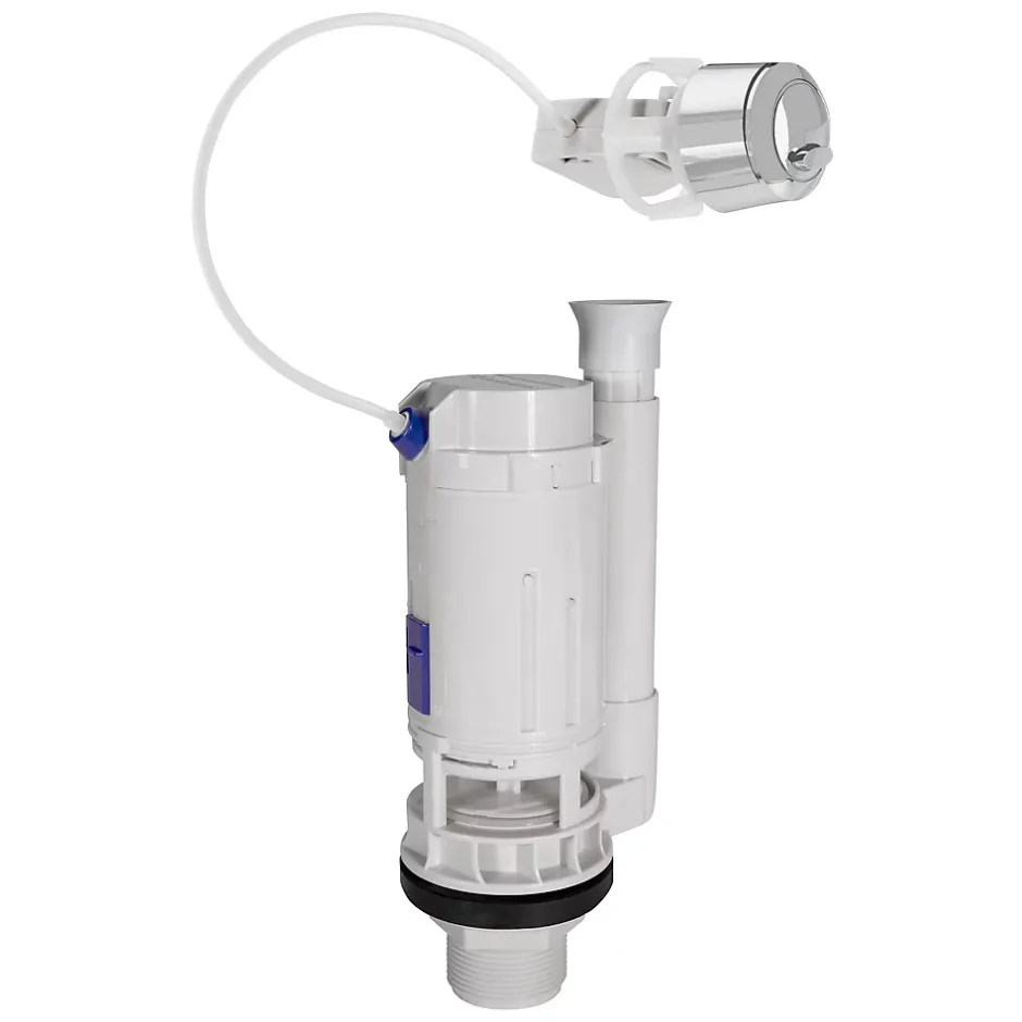Fluidmaster Chasse d'eau - 2", Double bouton poussoir + câble* Chasse D'Eau